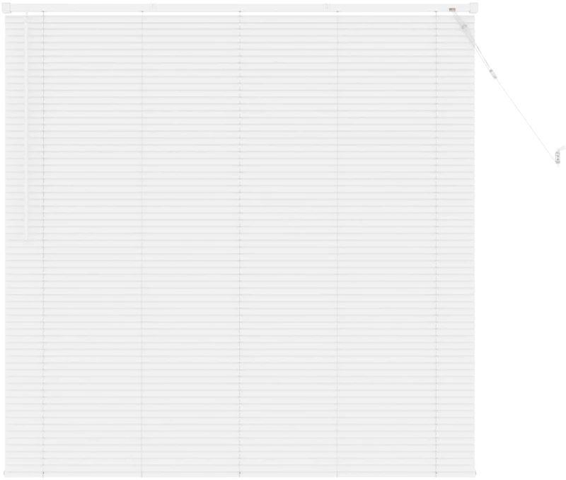 vidaXL Βενετσιάνικη Σκίαση Λευκός 150 x 130 εκ PVC