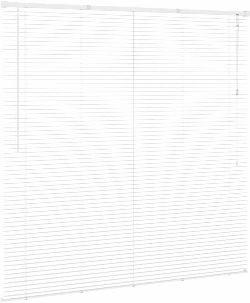 vidaXL Βενετσιάνικη Σκίαση Λευκός 150 x 130 εκ PVC