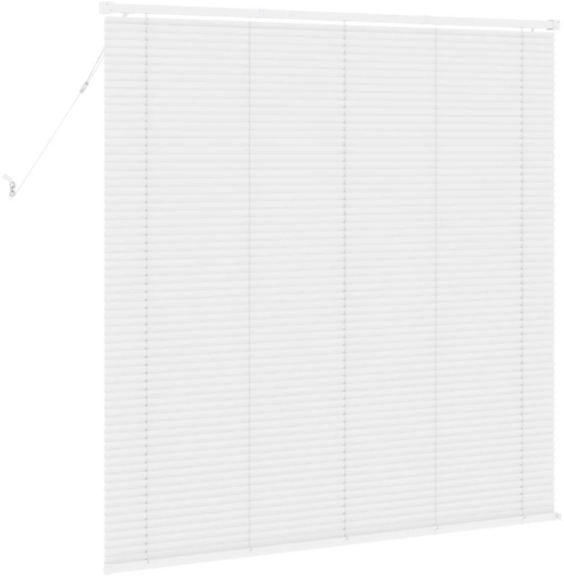vidaXL Βενετσιάνικη Σκίαση Λευκός 150 x 130 εκ PVC