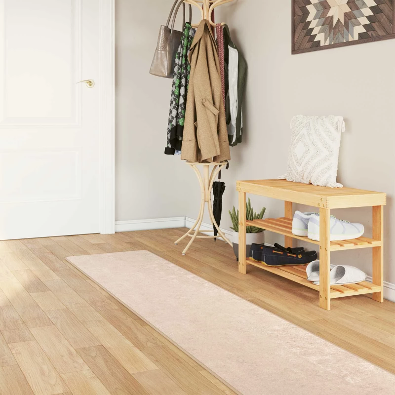 vidaXL Χαλί Runner MARSA Κρεμ 50 x 400 εκ. Πολυέστερ και PVC