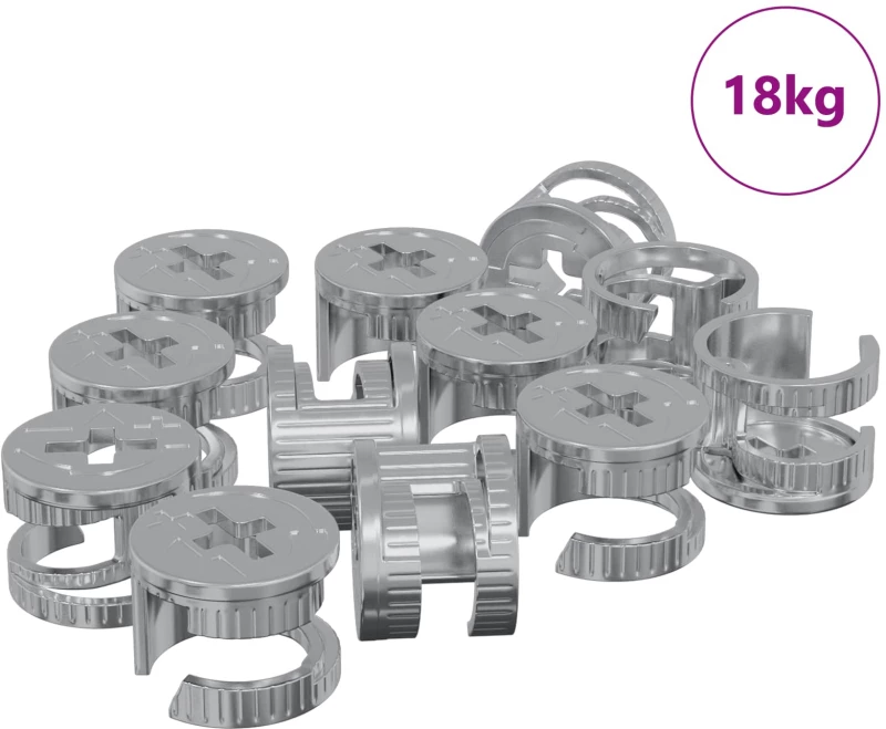 vidaXL Καμπανούχες βίδες 4000 pcs Ασημί Μέταλλο