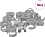 vidaXL Καμπανούχες βίδες 4000 pcs Ασημί Μέταλλο