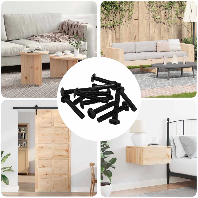 vidaXL Βίδα 2647 pcs Ασημί 5 x 30 mm Σίδερο