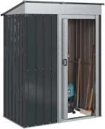 vidaXL Κηποσυνθέσεις Ανθρακί 137 x 81 x 180 εκ Μέταλλο
