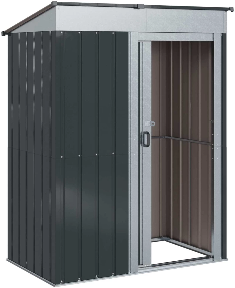 vidaXL Κηποσυνθέσεις Ανθρακί 137 x 81 x 180 εκ Μέταλλο