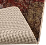 vidaXL Χαλί Runner MARSA Πολύχρωμο 80 x 100 cm Πολυέστερ και PVC