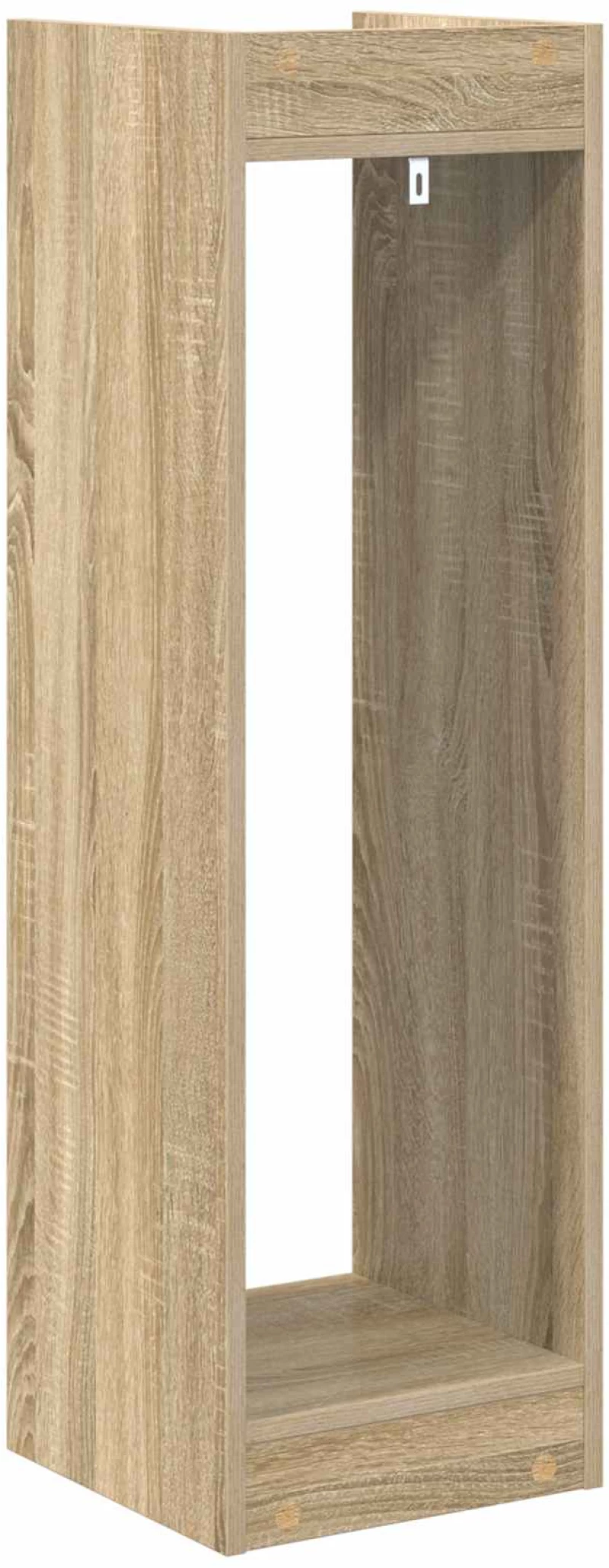 vidaXL Βάση φυτών με ράφι Δρύς Sonoma 30 x 30 x 100 εκ