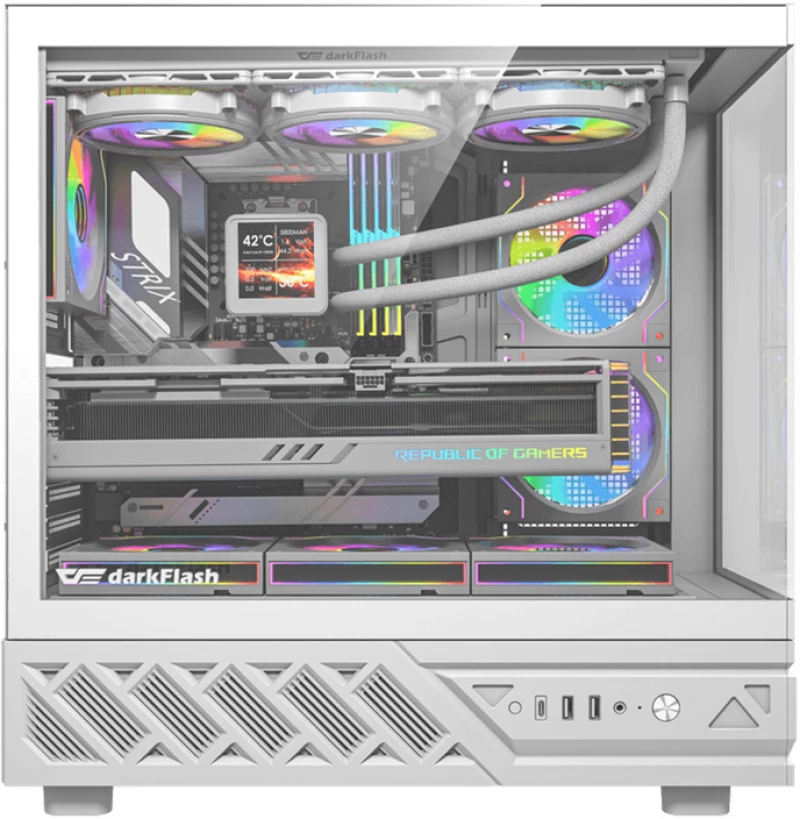 Θήκη υπολογιστή DarkFlash DS950 (λευκή)