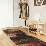 vidaXL Χαλί Runner MARSA Πολύχρωμο 100 x 350 εκ. Πολυέστερ και PVC