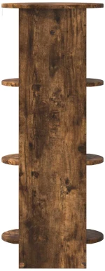 vidaXL Βοηθητικό ντουλάπι Καπνιστή Δρυς 40 x 40 x 100 cm