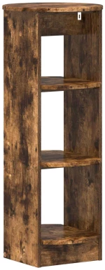 vidaXL Βοηθητικό ντουλάπι Καπνιστή Δρυς 40 x 40 x 100 cm