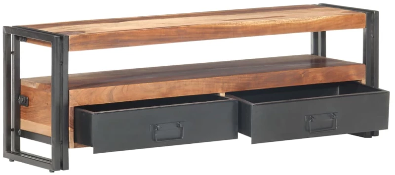 vidaXL Έπιπλο Τηλεόρασης 120 x 30 x 40 εκ. από Μασίφ Ξύλο