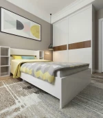 Stewehome ΚΡΕΒΑΤΙ ΜΟΝΟ 90Χ190 CM ΧΩΡΙΣ ΣΤΡΩΜΑ ΜΕ ΡΑΦΙΑ 90x190 cm