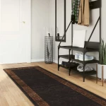 vidaXL Χαλί Runner MARSA Μαύρο 100 x 300 cm Πολυέστερ και PVC