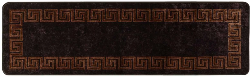 vidaXL Χαλί Runner MARSA Μαύρο 100 x 300 cm Πολυέστερ και PVC