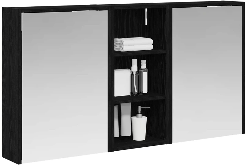 vidaXL Σετ Ντουλαπιών Μπάνιου 3 pcs 116 x 16 x 62,5 εκ.