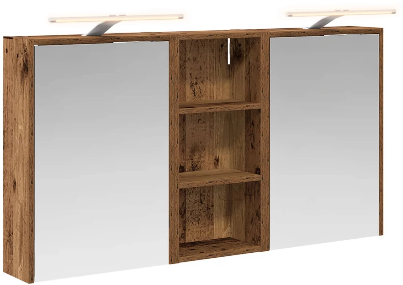 vidaXL Σετ Ντουλαπιών Μπάνιου 3 pcs 116 x 16 x 62,5 εκ.
