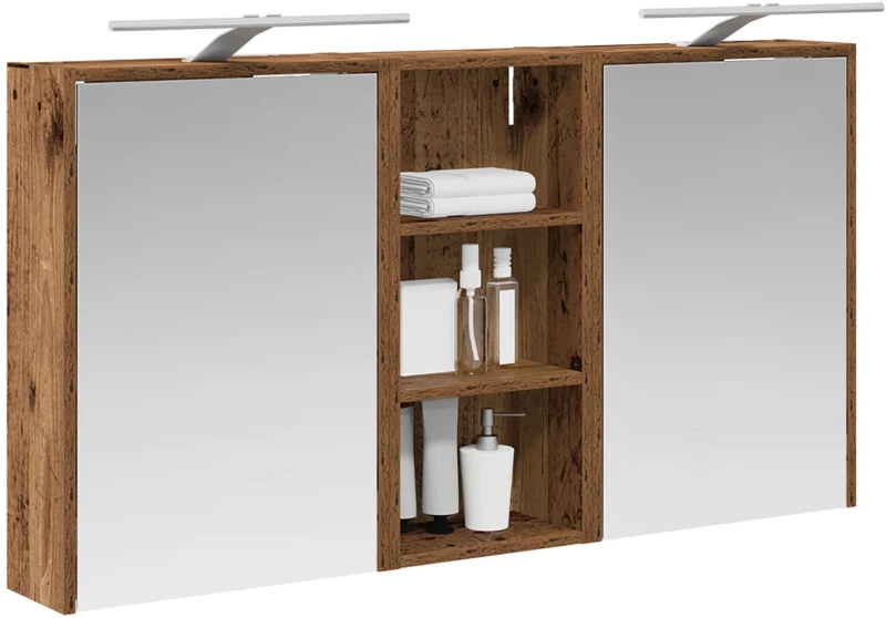 vidaXL Σετ Ντουλαπιών Μπάνιου 3 pcs 116 x 16 x 62,5 εκ.
