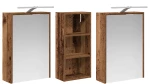 vidaXL Σετ Ντουλαπιών Μπάνιου 3 pcs 116 x 16 x 62,5 εκ.