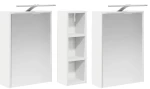 vidaXL Σετ Ντουλαπιών Μπάνιου 3 pcs 106 x 16 x 62,5 εκ.