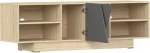 Έπιπλο τηλεόρασης Stevie pakoworld sonoma-ανθρακί 160x40x50εκ