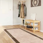 vidaXL Χαλί Runner MARSA Μαύρο 100 x 350 εκ. Πολυέστερ και PVC