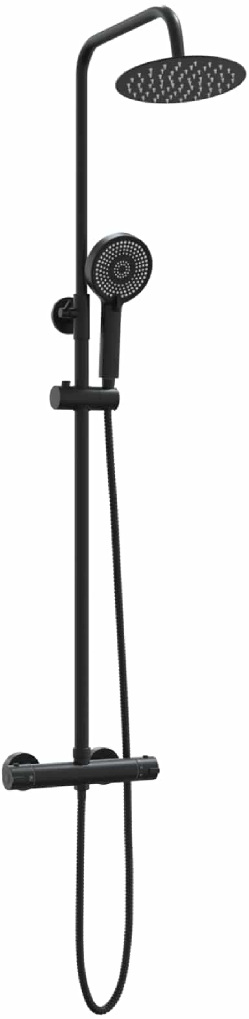 vidaXL Σετ θερμοστατικής ντουζιέρας SS201