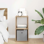 vidaXL Κομοδίνο Artisan Oak 30,5 x 27 x 59,5 εκ Επεξεργασμένο ξύλο