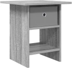 vidaXL Κομοδίνο Γκρίζο Σονομα 41 x 40 x 45 εκ Επεξεργασμένο ξύλο