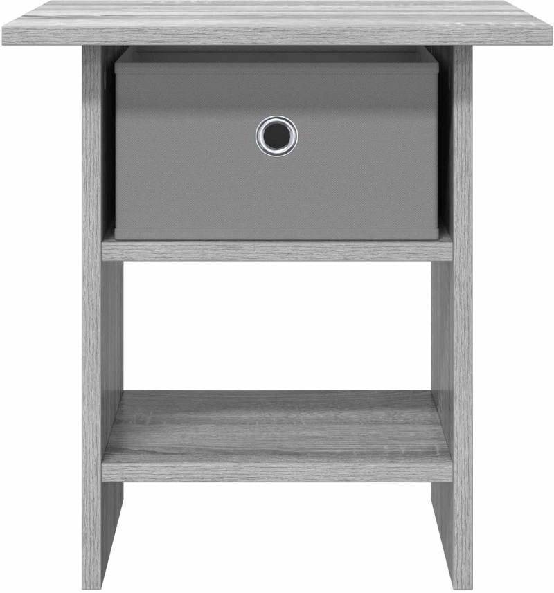vidaXL Κομοδίνο Γκρίζο Σονομα 41 x 40 x 45 εκ Επεξεργασμένο ξύλο