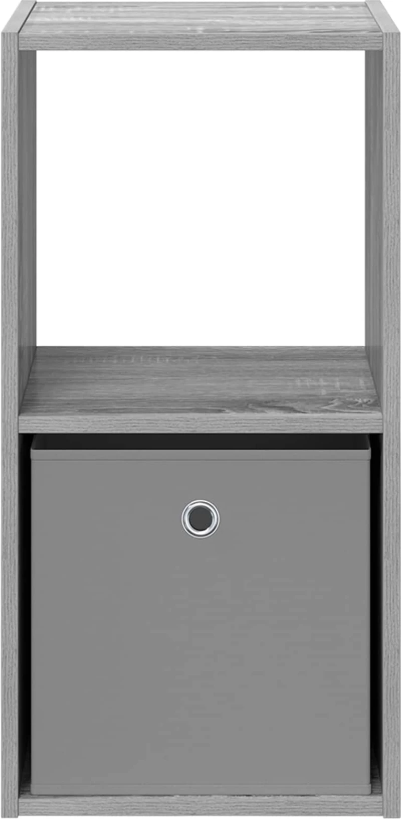 vidaXL Κομοδίνο Γκρίζο Σονομα 35 x 32 x 68,5 εκ Επεξεργασμένο ξύλο