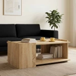 vidaXL Τραπεζάκι σαλονιού Sonoma Δρυς 90 x 50 x 33 εκ.