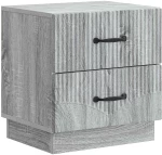 vidaXL Κομοδίνο Γκρι Sonoma 43 x 34,5 x 44,5 εκ Επεξεργασμένο Ξύλο