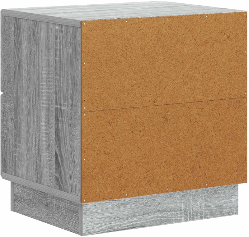 vidaXL Κομοδίνο Γκρι Sonoma 43 x 34,5 x 44,5 εκ Επεξεργασμένο Ξύλο
