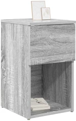vidaXL Ντουλάπι κρεβατιού 2 pcs Γκρι Sonoma 29 x 31,5 x 49 εκ