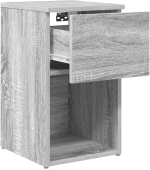 vidaXL Ντουλάπι κρεβατιού 2 pcs Γκρι Sonoma 29 x 31,5 x 49 εκ