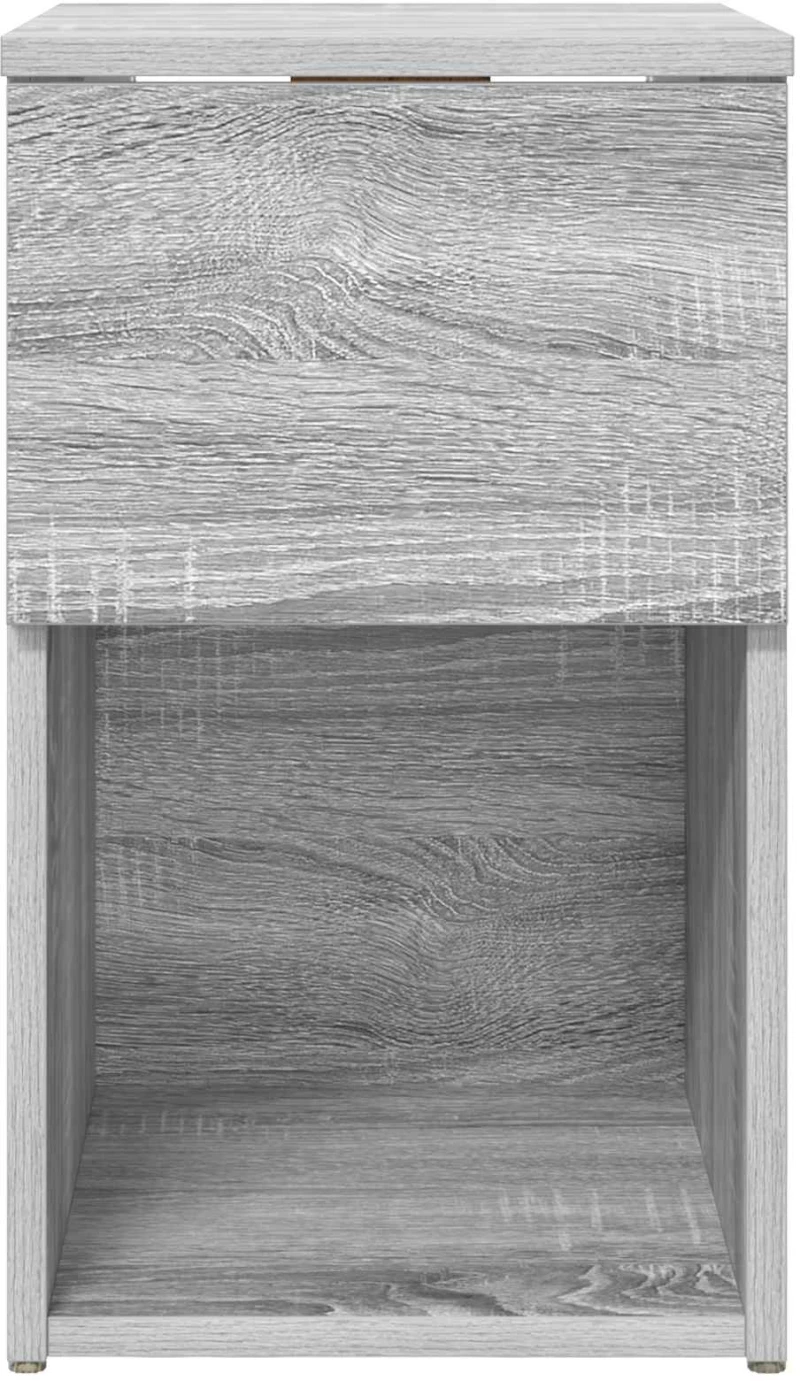 vidaXL Ντουλάπι κρεβατιού 2 pcs Γκρι Sonoma 29 x 31,5 x 49 εκ