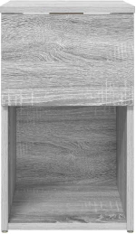 vidaXL Ντουλάπι κρεβατιού 2 pcs Γκρι Sonoma 29 x 31,5 x 49 εκ