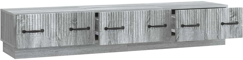 vidaXL Ντουλάπι TV Γκρι Sonoma 147 x 34,5 x 27 εκ Επεξεργασμένο Ξύλο