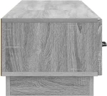 vidaXL Ντουλάπι TV Γκρι Sonoma 147 x 34,5 x 27 εκ Επεξεργασμένο Ξύλο