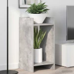 vidaXL Βάση φυτών με ράφι Σκυρόχρωμο Γκρι 30 x 30 x 60 cm