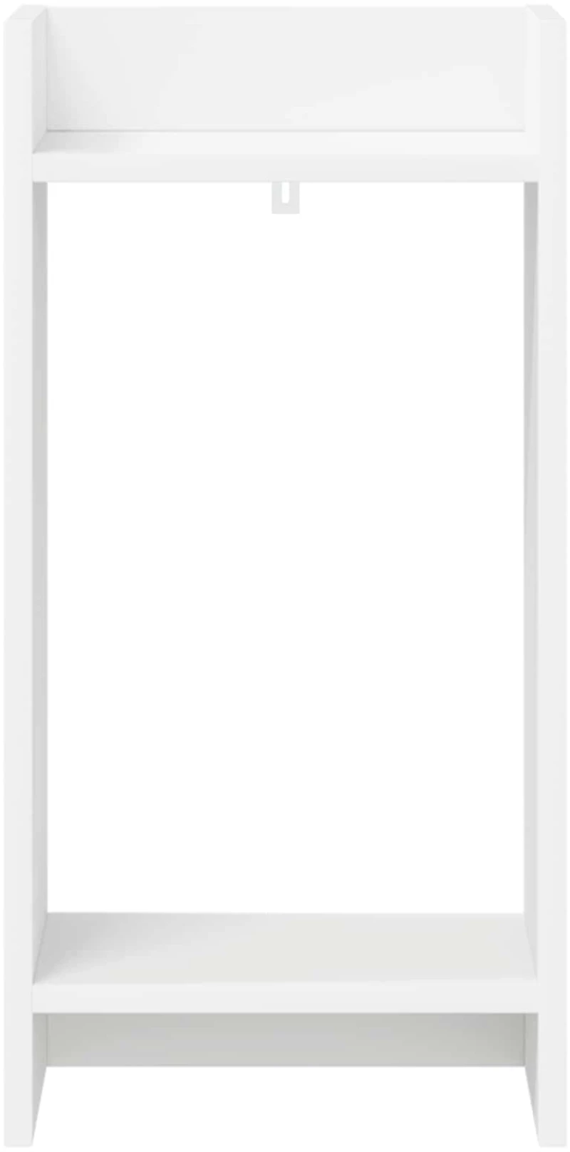 vidaXL Βάση φυτών Λευκός 30 x 30 x 60 cm Μηχανικά επεξεργασμένο ξύλο