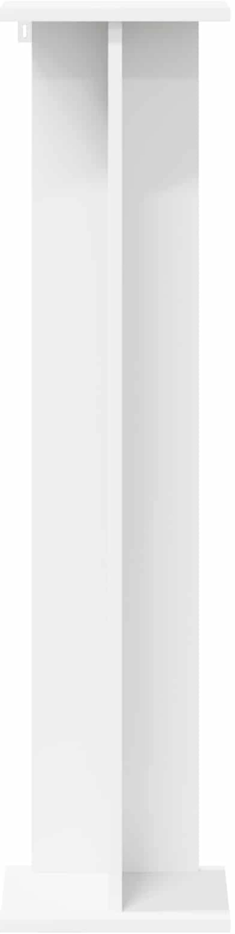 vidaXL Βάση φυτών Λευκός 25 x 25,5 x 100,5 εκ.