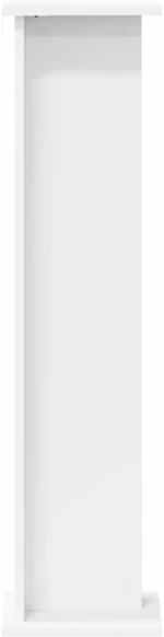 vidaXL Βάση φυτών Λευκός 25 x 25,5 x 100,5 εκ.