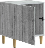 vidaXL Κομοδίνο Γκρι Sonoma 43 x 34,5 x 50 εκ Επεξεργασμένο Ξύλο