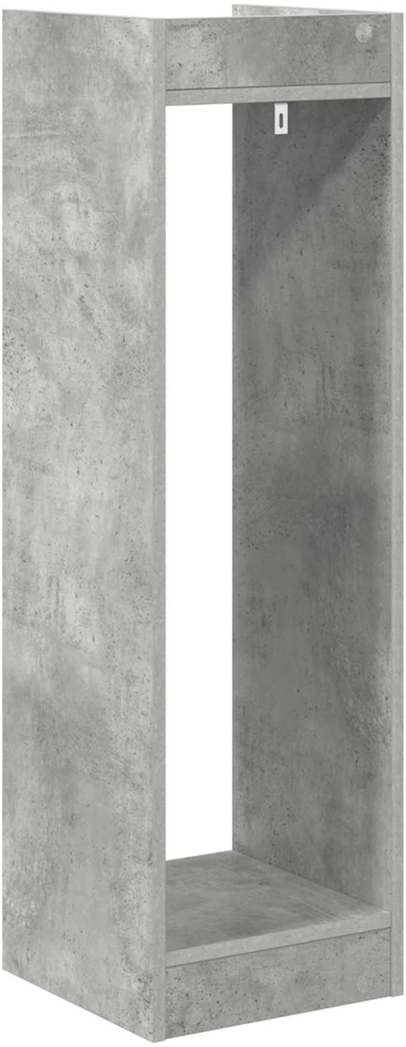vidaXL Βάση φυτών με ράφι 2 pcs Σκυρόχρωμο Γκρι 30 x 30 x 100 εκ