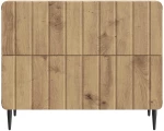 vidaXL Κομοδίνο Artisan Δρυς 62 x 34,5 x 49,5 εκ. Επεξεργασμένο Ξύλο