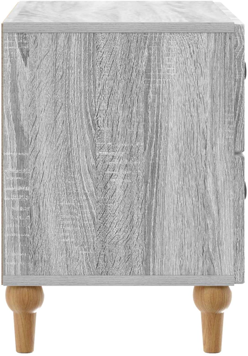 vidaXL Κομοδίνο Γκρι Sonoma 62 x 34,5 x 48 εκ Επεξεργασμένο Ξύλο