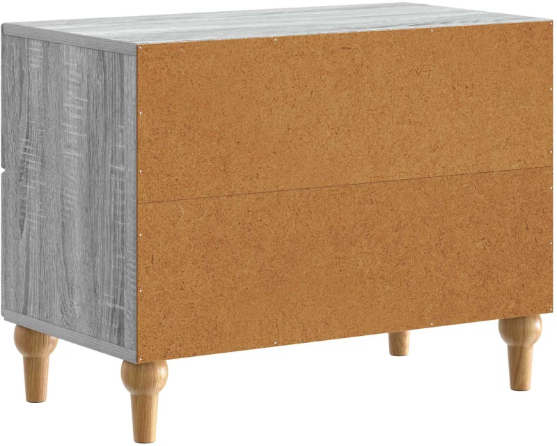 vidaXL Κομοδίνο Γκρι Sonoma 62 x 34,5 x 48 εκ Επεξεργασμένο Ξύλο