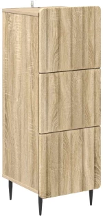 vidaXL Ντουλάπι με Συρτάρια Sonoma Δρυς 33 x 34,5 x 92 εκ.